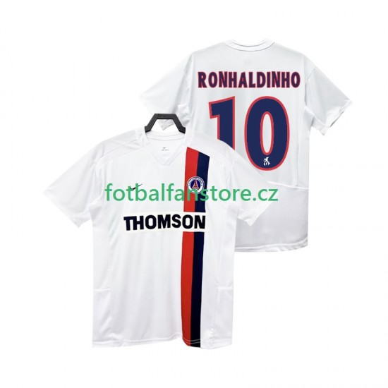 Muži Retro Venkovní Dres Paris Saint-Germain RONHALDINHO 10 2002 2003 Krátký rukáv