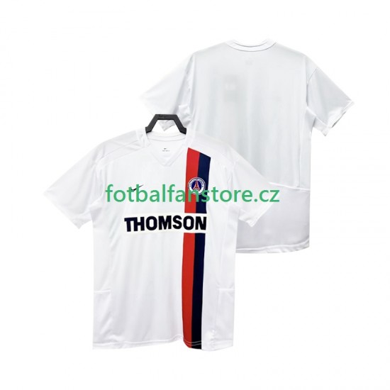 Muži Retro Venkovní Dres Paris Saint-Germain 2002 2003 Krátký rukáv