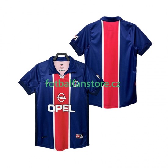 Muži Retro Domácí Dres Paris Saint-Germain 1998 1999 Krátký rukáv