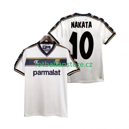 Muži Retro Venkovní Dres Parma NAKATA 10 2002 2003 Krátký rukáv