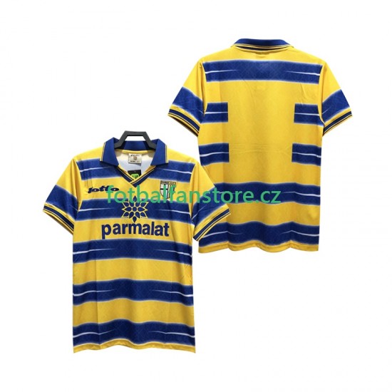 Muži Retro Domácí Dres Parma 1998 1999 Krátký rukáv