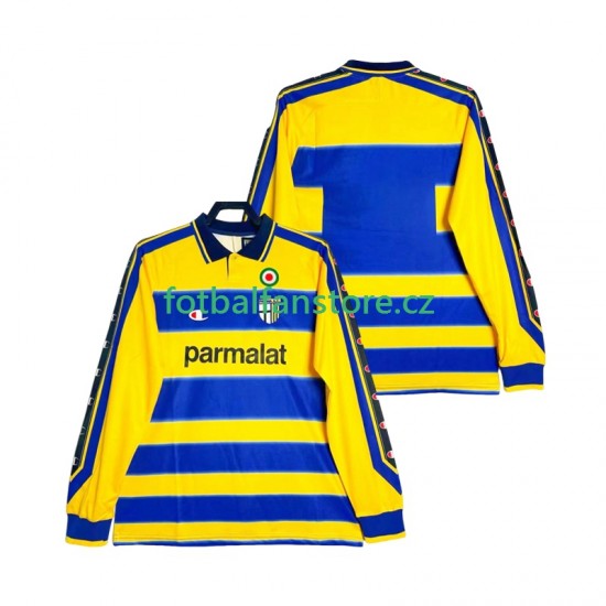 Muži Retro Domácí Dres Parma 1999 2000 Dlouhými Rukávy