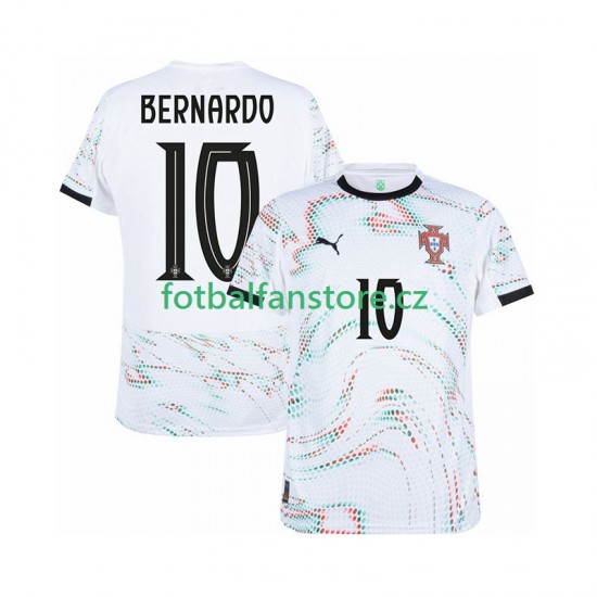 Muži Venkovní Dres Portugalsko Bernardo Silva 10 2025-2026 Krátký rukáv