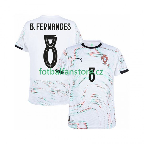 Muži Venkovní Dres Portugalsko Bruno Fernandes 8 2025-2026 Krátký rukáv Muži Venkovní Dres Portugalsko Bruno Fernandes 8 2025-2026 Krátký rukáv