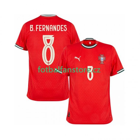 Muži Domácí Dres Portugalsko Bruno Fernandes 8 2025-2026 Krátký rukáv