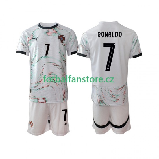Dětský Venkovní Dres Portugalsko Cristiano Ronaldo 7 2025 Krátký rukáv Dětský Venkovní Dres Portugalsko Cristiano Ronaldo 7 2025 Krátký rukáv