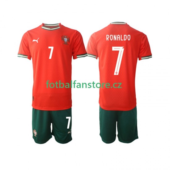 Dětský Domácí Dres Portugalsko Cristiano Ronaldo 7 2025 Krátký rukáv