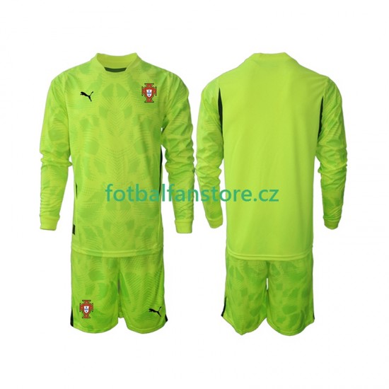 Dětský Brankářský Domácí Dres Portugalsko 2025 Dlouhými Rukávy Dětský Brankářský Domácí Dres Portugalsko 2025 Dlouhými Rukávy