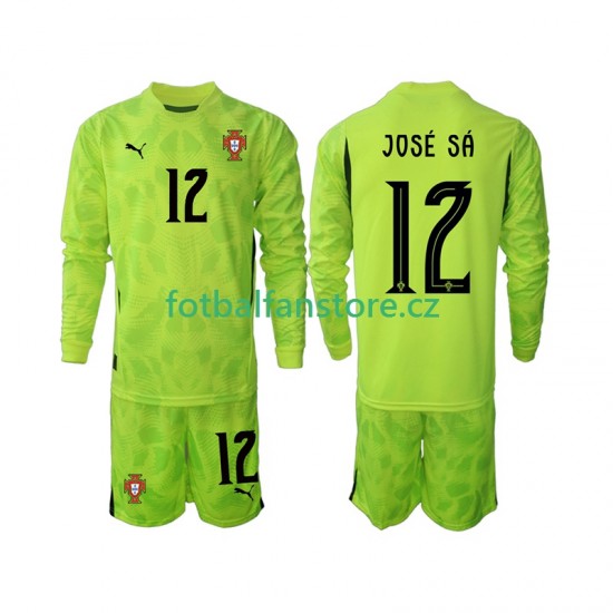 Dětský Brankářský Domácí Dres Portugalsko Jose Sa 12 2025 Dlouhými Rukávy Dětský Brankářský Domácí Dres Portugalsko Jose Sa 12 2025 Dlouhými Rukávy