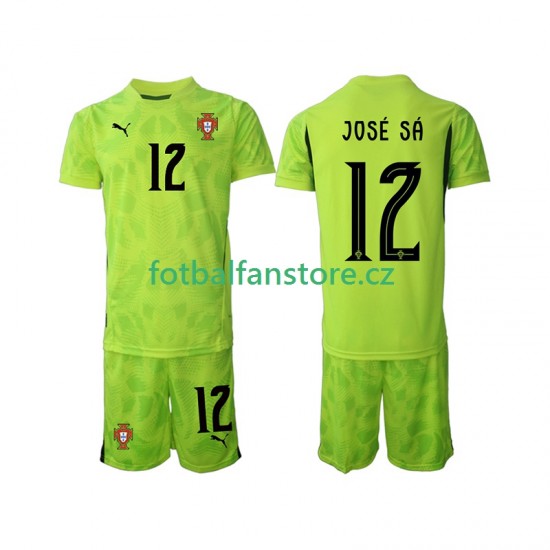 Dětský Brankářský Domácí Dres Portugalsko Jose Sa 12 2025 Krátký rukáv Dětský Brankářský Domácí Dres Portugalsko Jose Sa 12 2025 Krátký rukáv