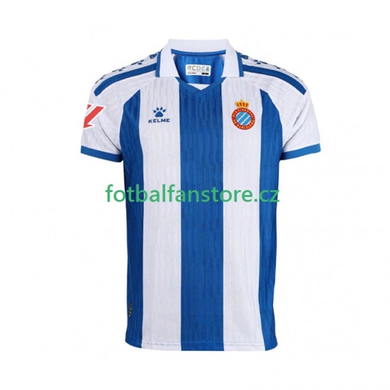 Muži Domácí Dres RCD Espanyol 2025-2026 Krátký rukáv