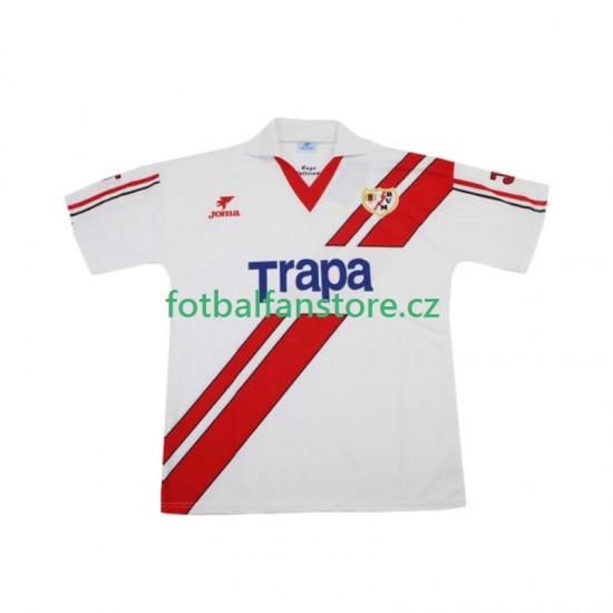 Muži Retro Domácí Dres Rayo Vallecano 19971998 Krátký rukáv