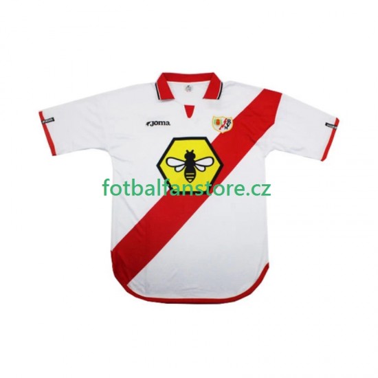 Muži Retro Domácí Dres Rayo Vallecano 2000 2001 Krátký rukáv