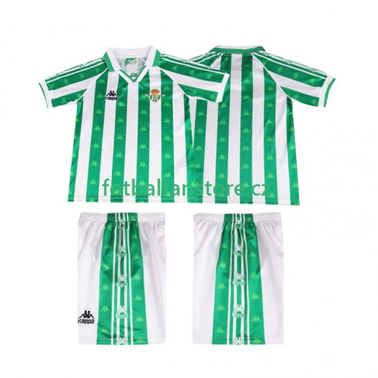Dětský Retro Domácí Dres Real Betis 1996 1997 Krátký rukáv