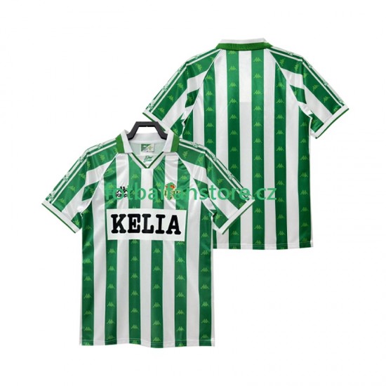 Muži Retro Domácí Dres Real Betis 1995 1996 Krátký rukáv Muži Retro Domácí Dres Real Betis 1995 1996 Krátký rukáv