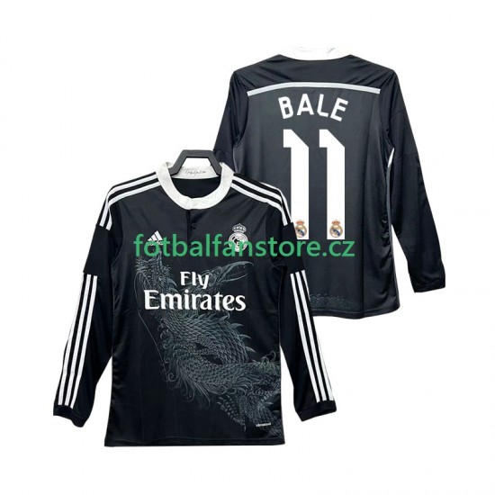 Muži Retro Alternativní Dres Real Madrid BALE 11 2014 2015 Dlouhými Rukávy Muži Retro Alternativní Dres Real Madrid BALE 11 2014 2015 Dlouhými Rukávy
