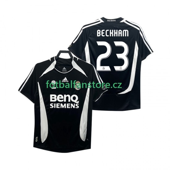 Muži Retro Alternativní Dres Real Madrid Beckham 23 2006 2007 Krátký rukáv