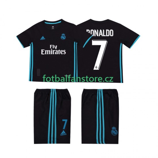 Dětský Retro Venkovní Dres Real Madrid Cristiano Ronaldo 7 2017 2018 Krátký rukáv Dětský Retro Venkovní Dres Real Madrid Cristiano Ronaldo 7 2017 2018 Krátký rukáv
