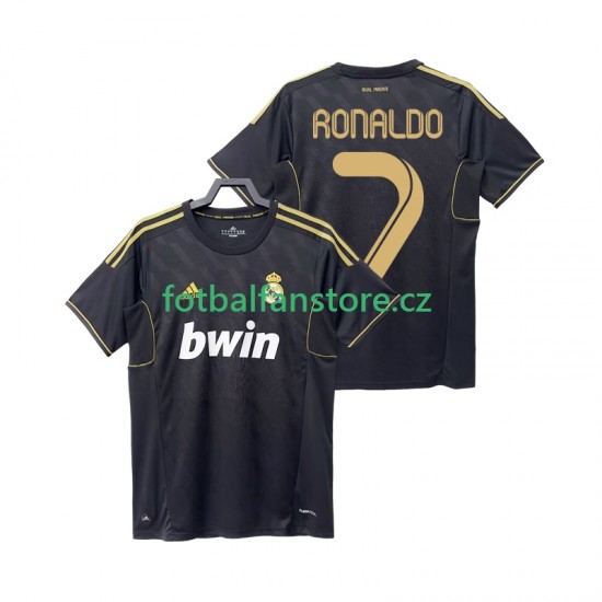 Muži Retro Venkovní Dres Real Madrid Cristiano Ronaldo 7 2011 2012 Krátký rukáv