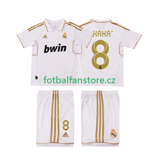 Dětský Retro Domácí Dres Real Madrid KAKA 8 2011 2012 Krátký rukáv