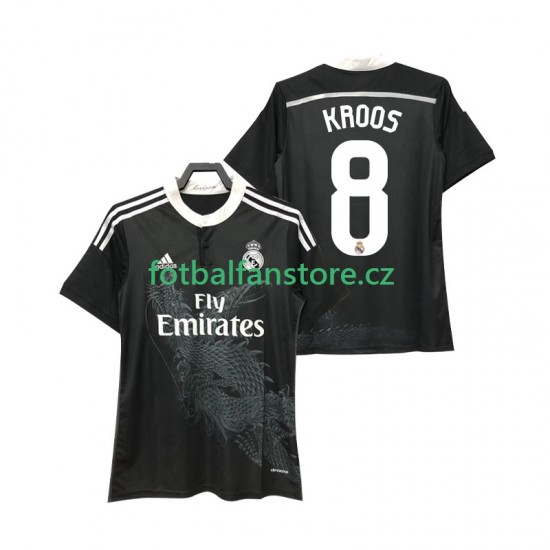 Muži Retro Venkovní Dres Real Madrid KROOS 8 2014 2015 Krátký rukáv