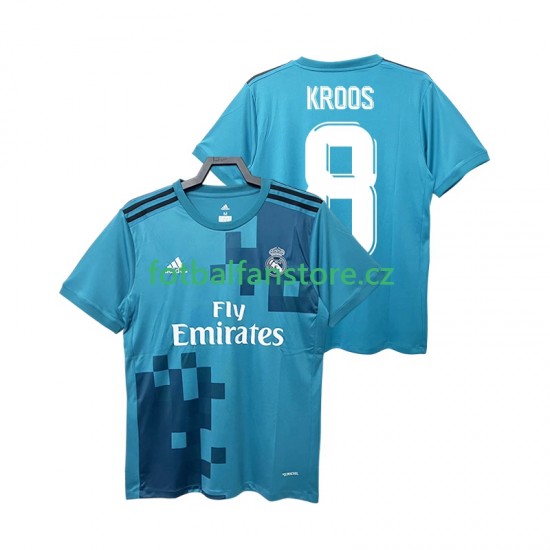 Muži Retro Alternativní Dres Real Madrid KROOS 8 2017 2018 Krátký rukáv