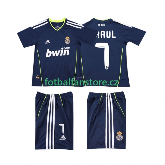 Dětský Retro Venkovní Dres Real Madrid PAUL 7 2010 2011 Krátký rukáv