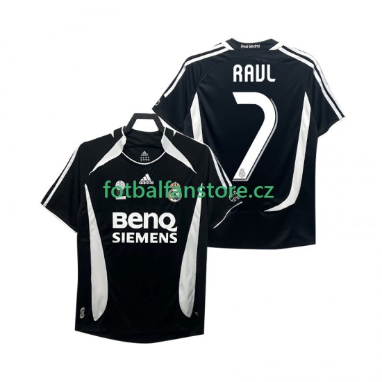 Muži Retro Alternativní Dres Real Madrid RAUL 7 2006 2007 Krátký rukáv