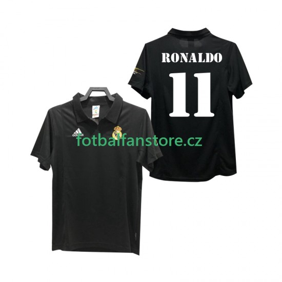 Muži Retro Venkovní Dres Real Madrid RONALDO 11 2002 2003 Krátký rukáv Muži Retro Venkovní Dres Real Madrid RONALDO 11 2002 2003 Krátký rukáv