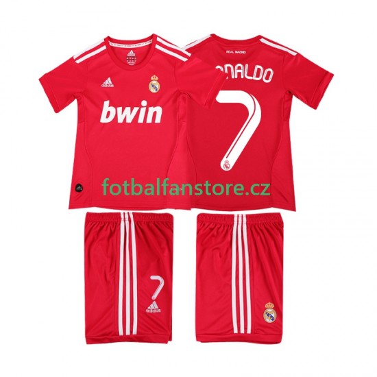 Dětský Retro Alternativní Dres Real Madrid RONALDO 7 2011 2012 Krátký rukáv