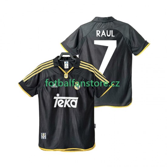 Muži Retro Venkovní Dres Real Madrid Raul 7 1999 2001 Krátký rukáv