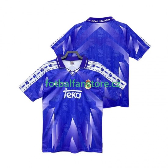 Muži Retro Venkovní Dres Real Madrid 1996 1997 Krátký rukáv