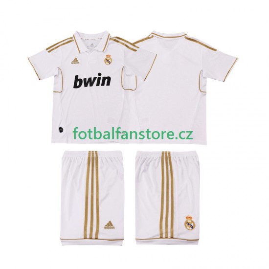 Dětský Retro Domácí Dres Real Madrid 2011 2012 Krátký rukáv