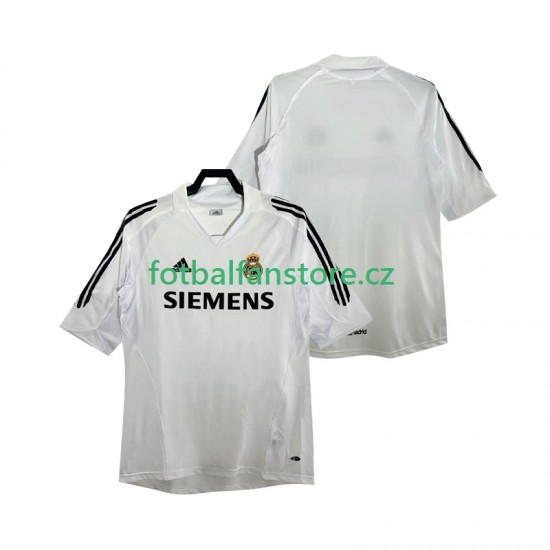 Muži Retro Domácí Dres Real Madrid 2005 2006 Krátký rukáv