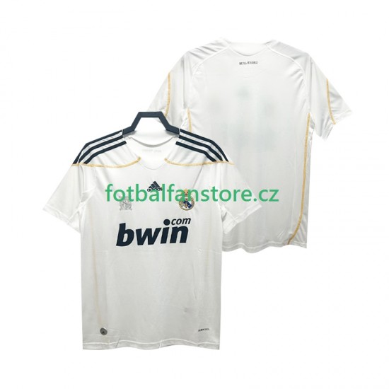 Muži Retro Domácí Dres Real Madrid 2009 2010 Krátký rukáv