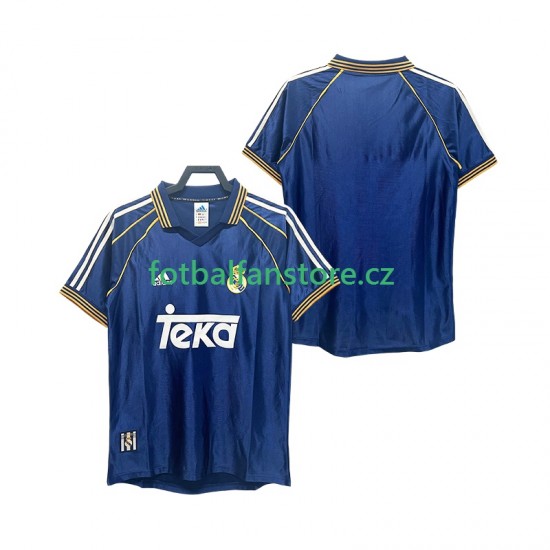 Muži Retro Alternativní Dres Real Madrid 1998 2000 Krátký rukáv Muži Retro Alternativní Dres Real Madrid 1998 2000 Krátký rukáv