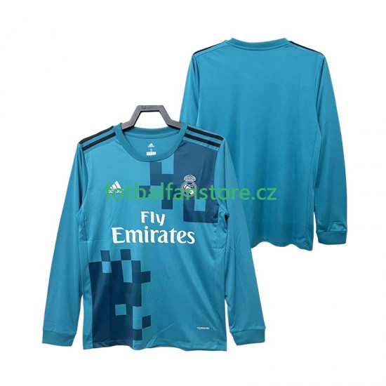 Muži Retro Alternativní Dres Real Madrid 2017 2018 Dlouhými Rukávy