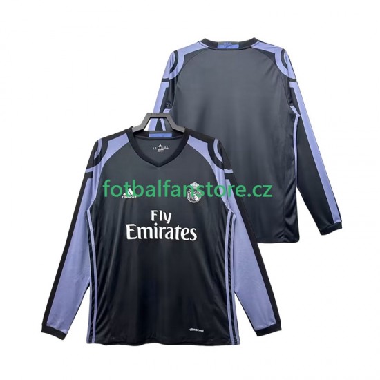 Muži Retro Alternativní Dres Real Madrid 2016 2017 Dlouhými Rukávy Muži Retro Alternativní Dres Real Madrid 2016 2017 Dlouhými Rukávy