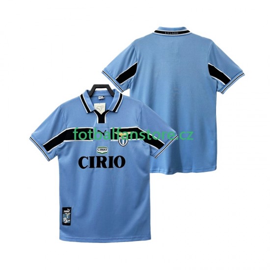 Muži Retro Domácí Dres Lazio Řím 1998 1999 Krátký rukáv