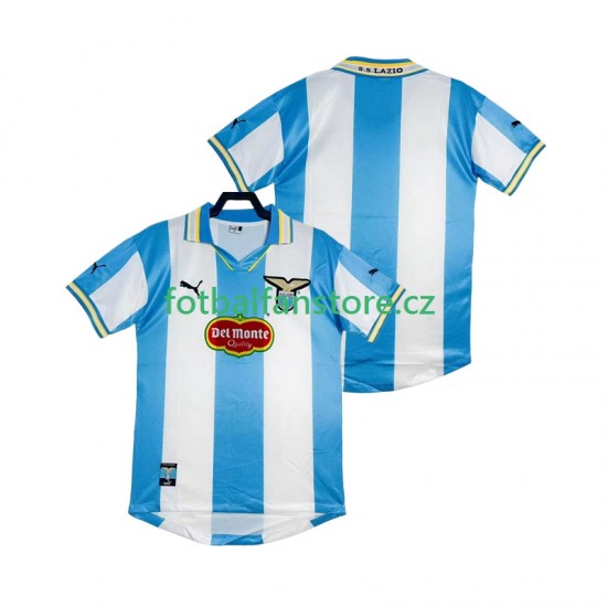 Muži Retro Domácí Dres Lazio Řím 1999 2000 Krátký rukáv