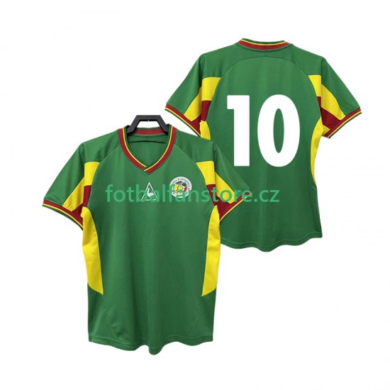 Muži Retro Venkovní Dres Senegal 10 2002 Krátký rukáv