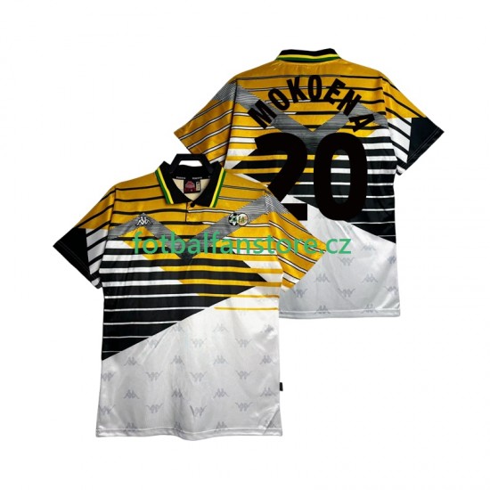 Muži Retro Domácí Dres Jihoafrická Republika MOKOENA 20 1994 Krátký rukáv Muži Retro Domácí Dres Jihoafrická Republika MOKOENA 20 1994 Krátký rukáv