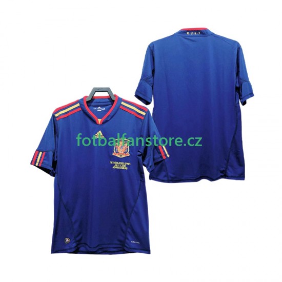 Muži Retro Venkovní Dres Španělsko 2010 Krátký rukáv