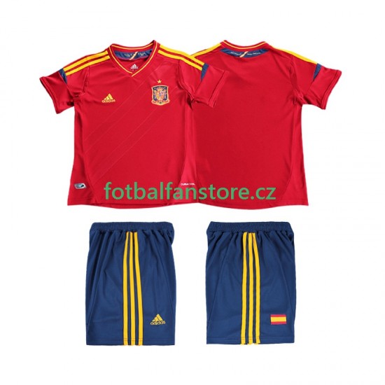 Dětský Retro Domácí Dres Španělsko 2012 Krátký rukáv