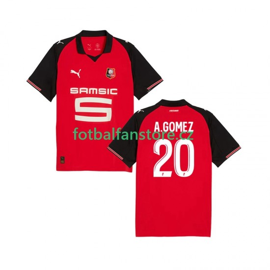 Muži Domácí Dres Stade Rennais Andres Gomez 20 2025-2026 Krátký rukáv