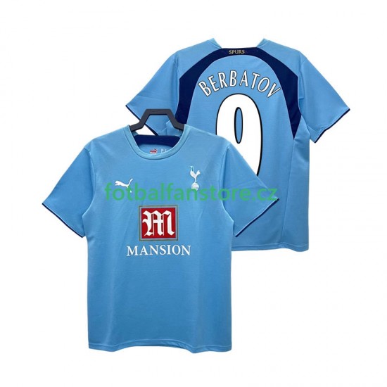 Muži Retro Venkovní Dres Tottenham Hotspur BERBATOV 9 2006 2007 Krátký rukáv
