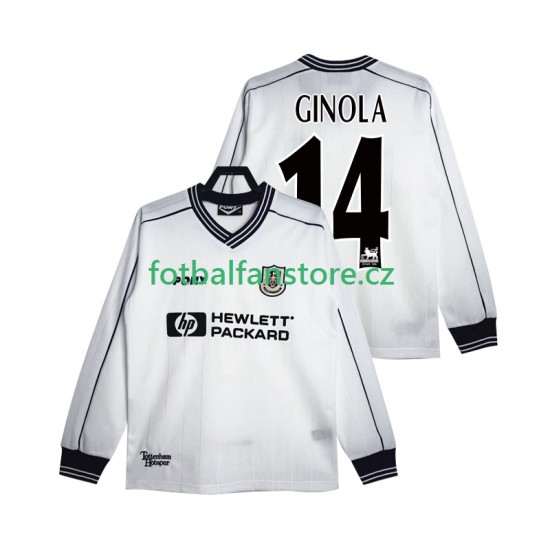 Muži Retro Domácí Dres Tottenham Hotspur GINOLA 14 1997 1999 Dlouhými Rukávy