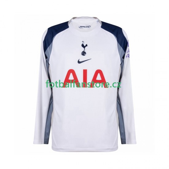 Muži Domácí Dres Tottenham Hotspur 2025-2026 Dlouhými Rukávy Muži Domácí Dres Tottenham Hotspur 2025-2026 Dlouhými Rukávy
