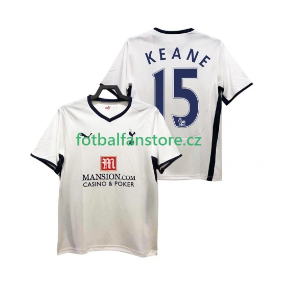 Muži Retro Domácí Dres Tottenham Hotspur Keane 15 2008 2009 Krátký rukáv