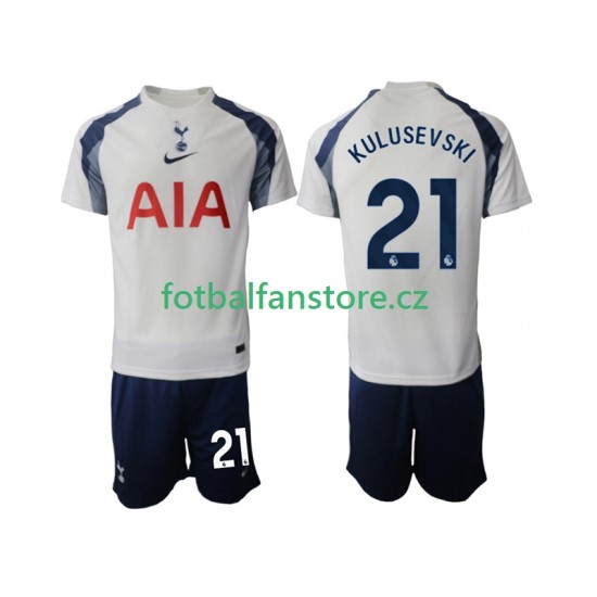 Dětský Domácí Dres Tottenham Hotspur Kulusevski 21 2025-2026 Krátký rukáv Dětský Domácí Dres Tottenham Hotspur Kulusevski 21 2025-2026 Krátký rukáv